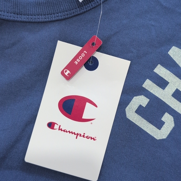 Champion Blue Graphic T-Shirt - Picture 2 of 6